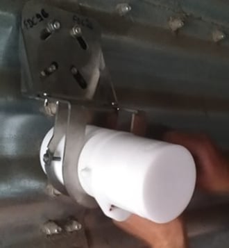 sensor on bin bolts