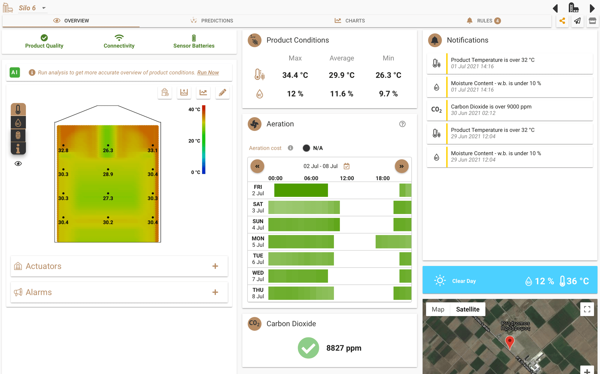 aerated silo asset